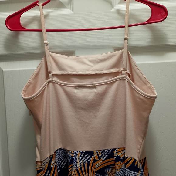 Pink and Blue Patterned Dress - Picture 5 of 6